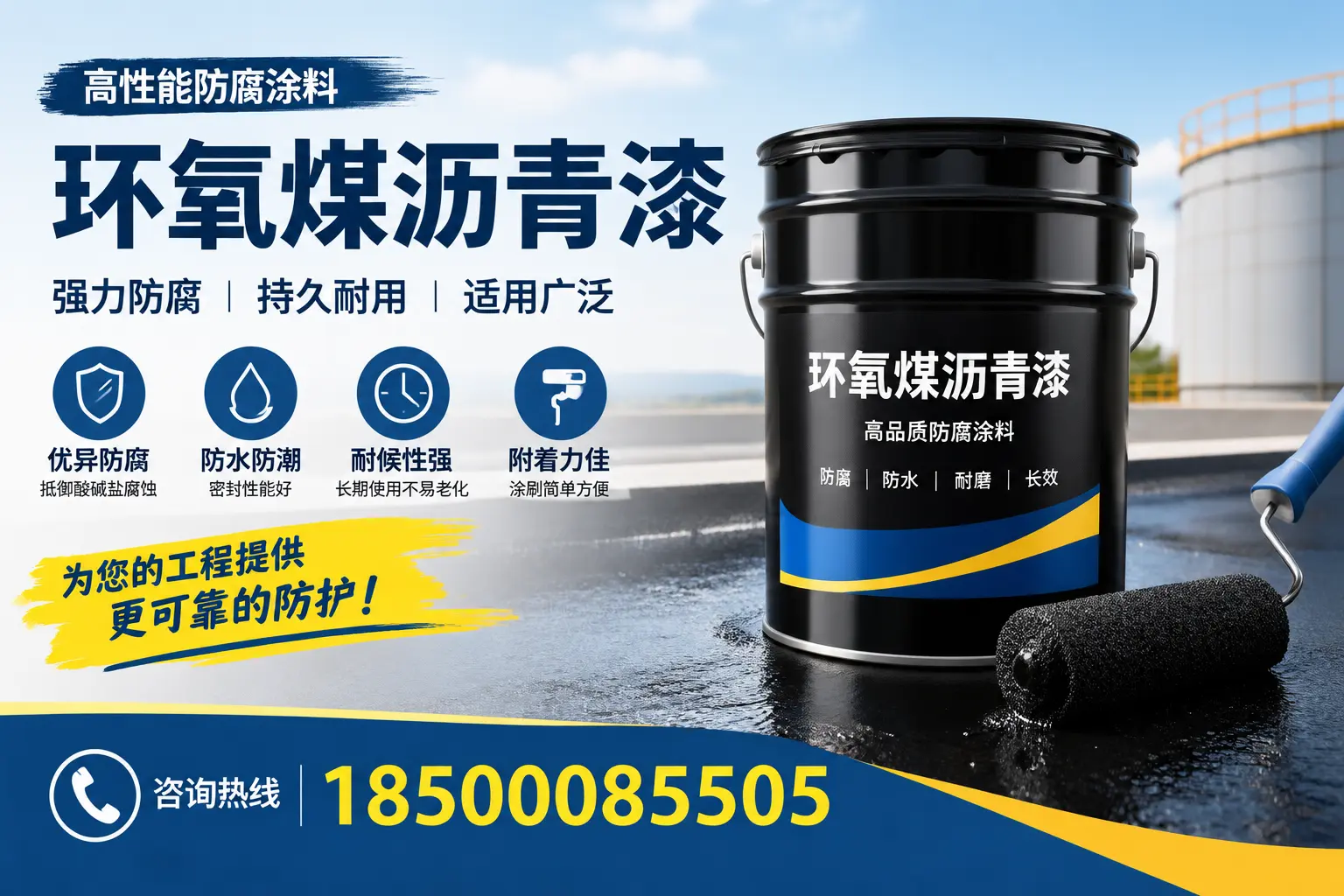 环氧煤沥青漆的施工步骤详解，巴音郭楞装修必备知识